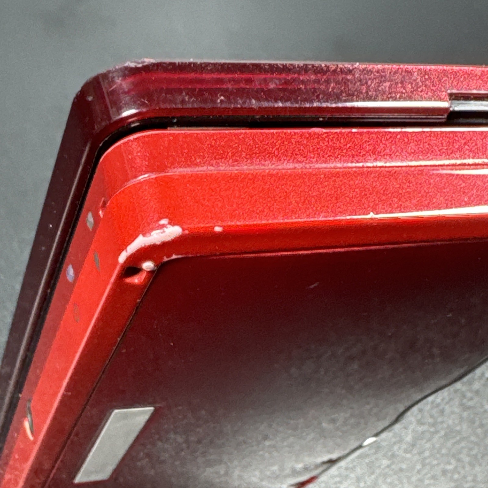 Nintendo 3DS Flame Red 32GB SD Card/game & Carry Case (Tested & Working)