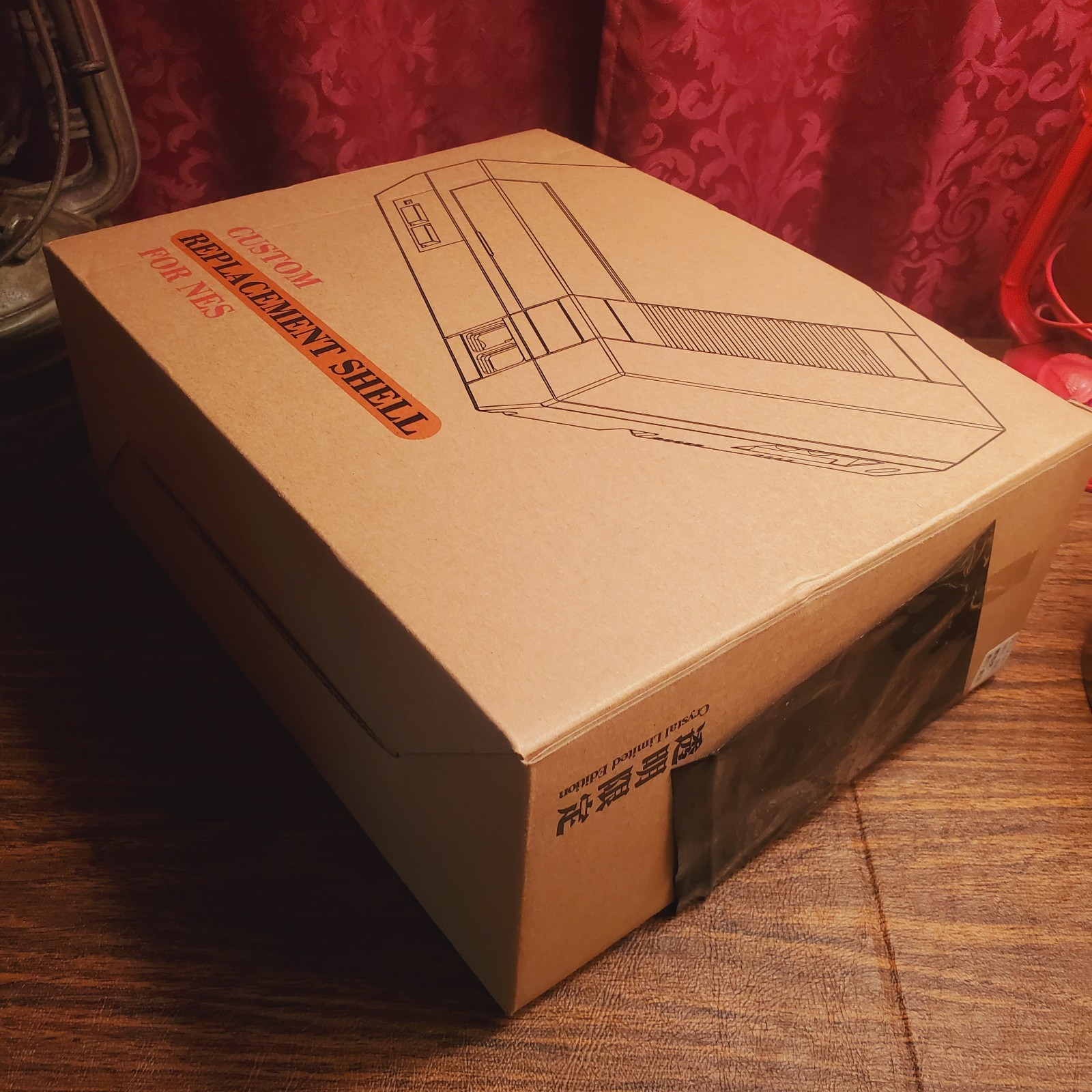 New Replacement Shell Case for NES TRANSPARENT CLEAR See Through ABS -SHELL ONLY