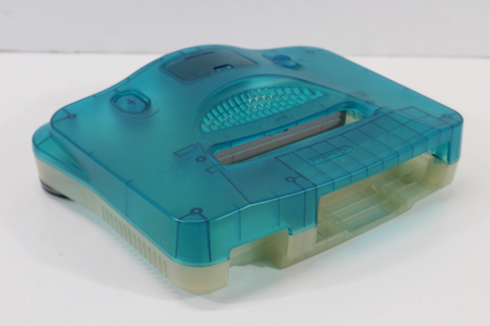 Nintendo 64 N64 OEM Toys R Us Clear Blue White Console Replacement Shell Cos.Da7