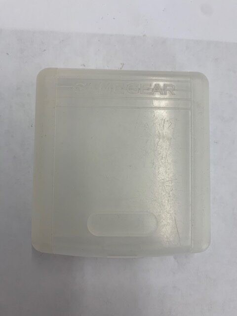 Sega Game Gear Cartridge Case OEM Clear Clamshell Storage