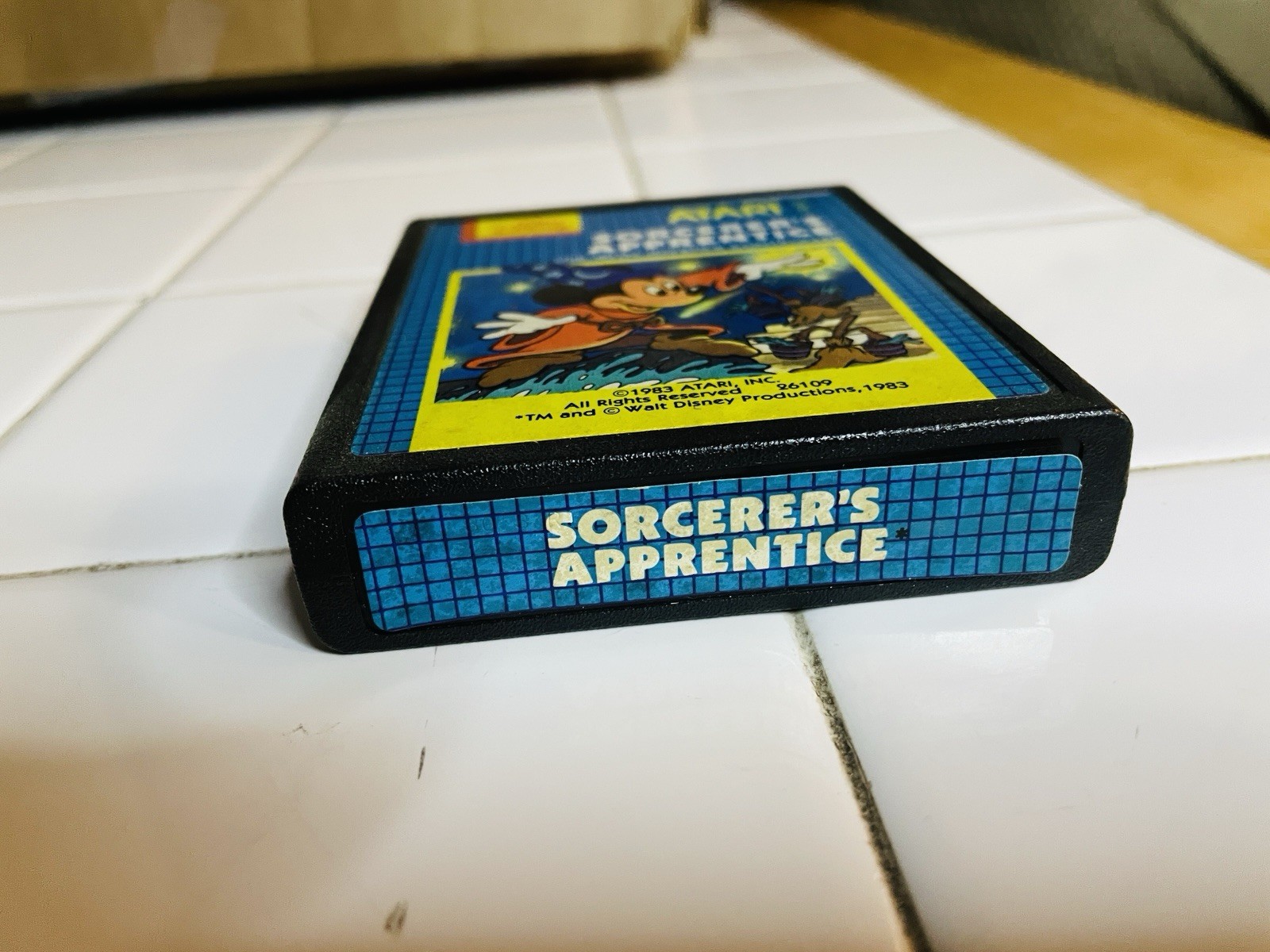 Sorcerer’s Apprentice Disney Atari 2600, 1983 Cartridge Card Tested & Working
