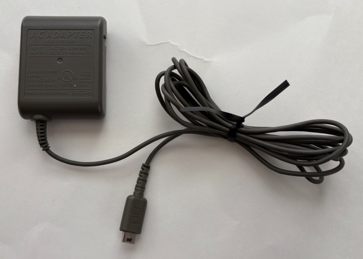 Nintendo USG-002 AC Adapter Cord Only