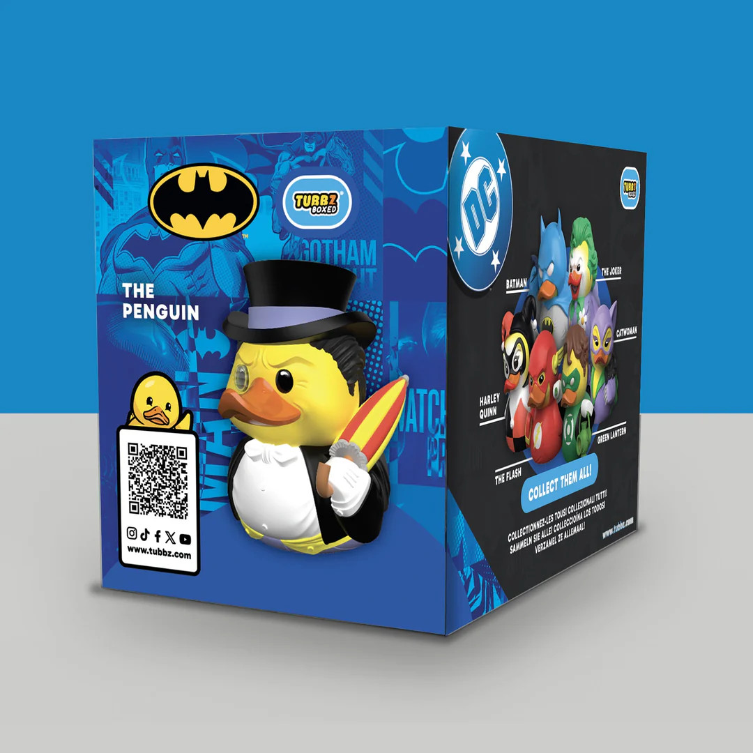 TUBBZ Boxed Edition DC Comics penguin Official Collectible Duck Figure JEEP
