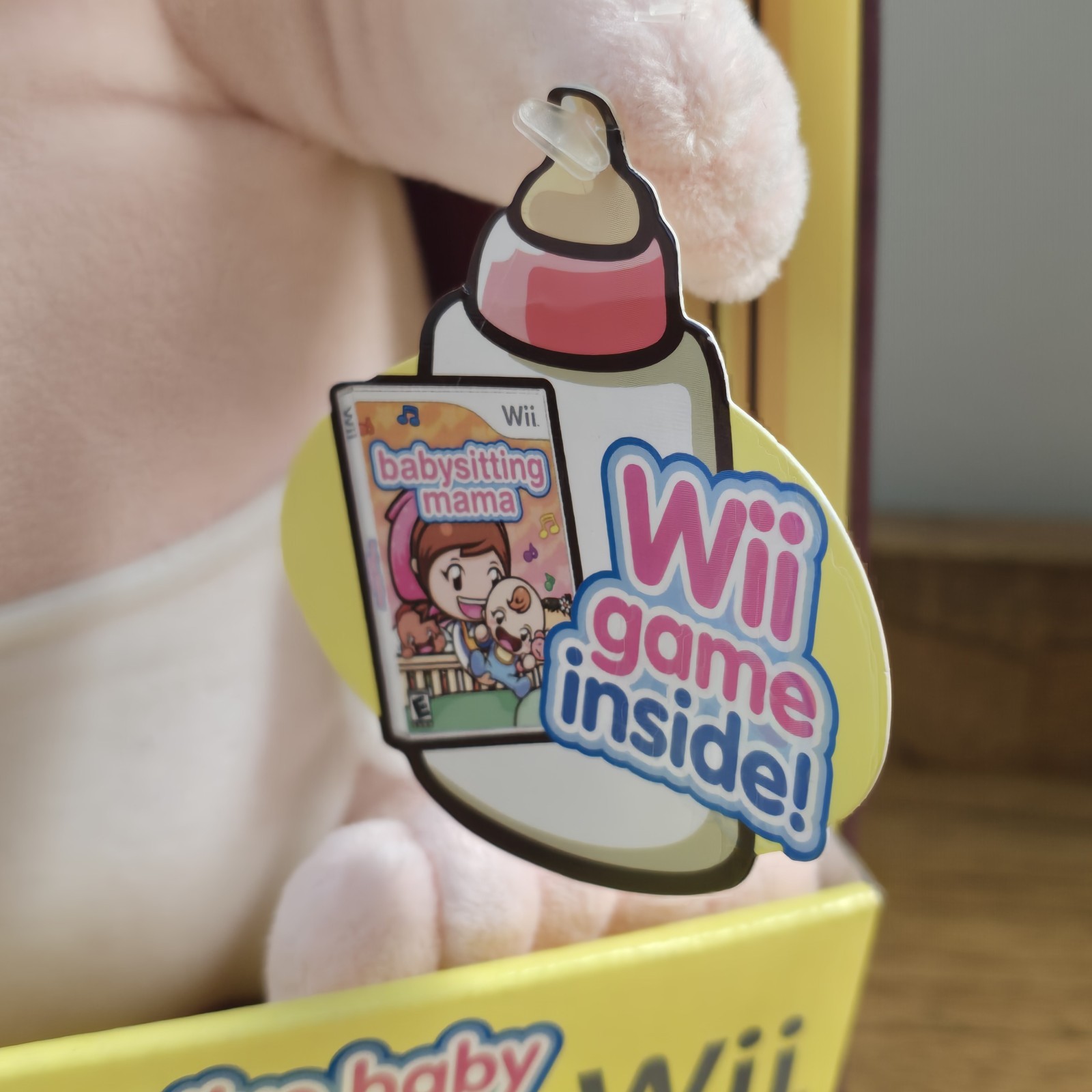 Babysitting Mama Game with Plush Interactive Baby Nintendo Wii NEW WITH BOX 👀