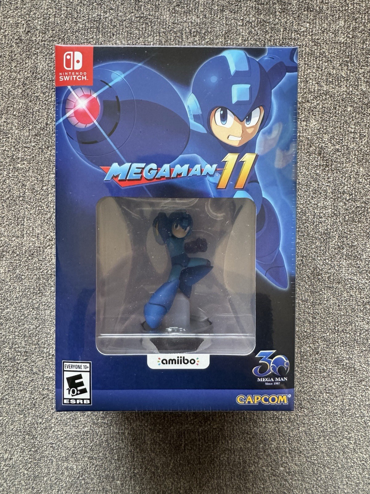 Mega Man 11 Amiibo Edition Nintendo Switch SEALED Complete Capcom Rare
