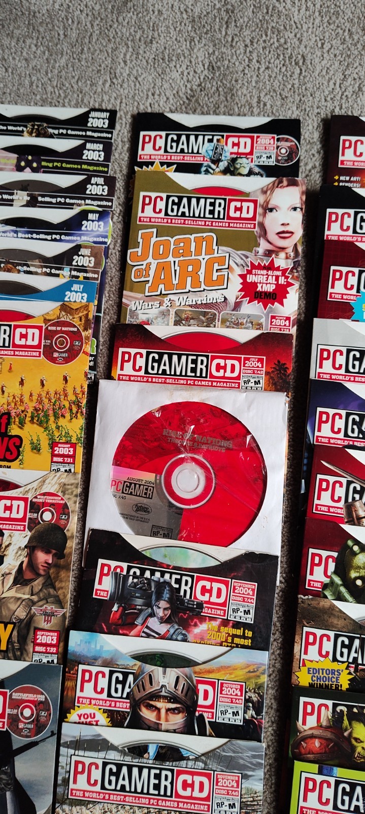 109 Computer Gaming World PC Video Game Demo Disc Lot Vintage 1999 to 2011