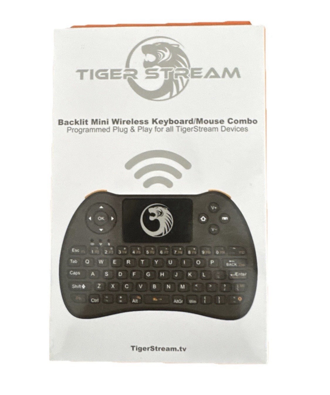 Tiger Stream Backlit Mini Wireless Keyboard/ Mouse Combo Remote Control Smart TV
