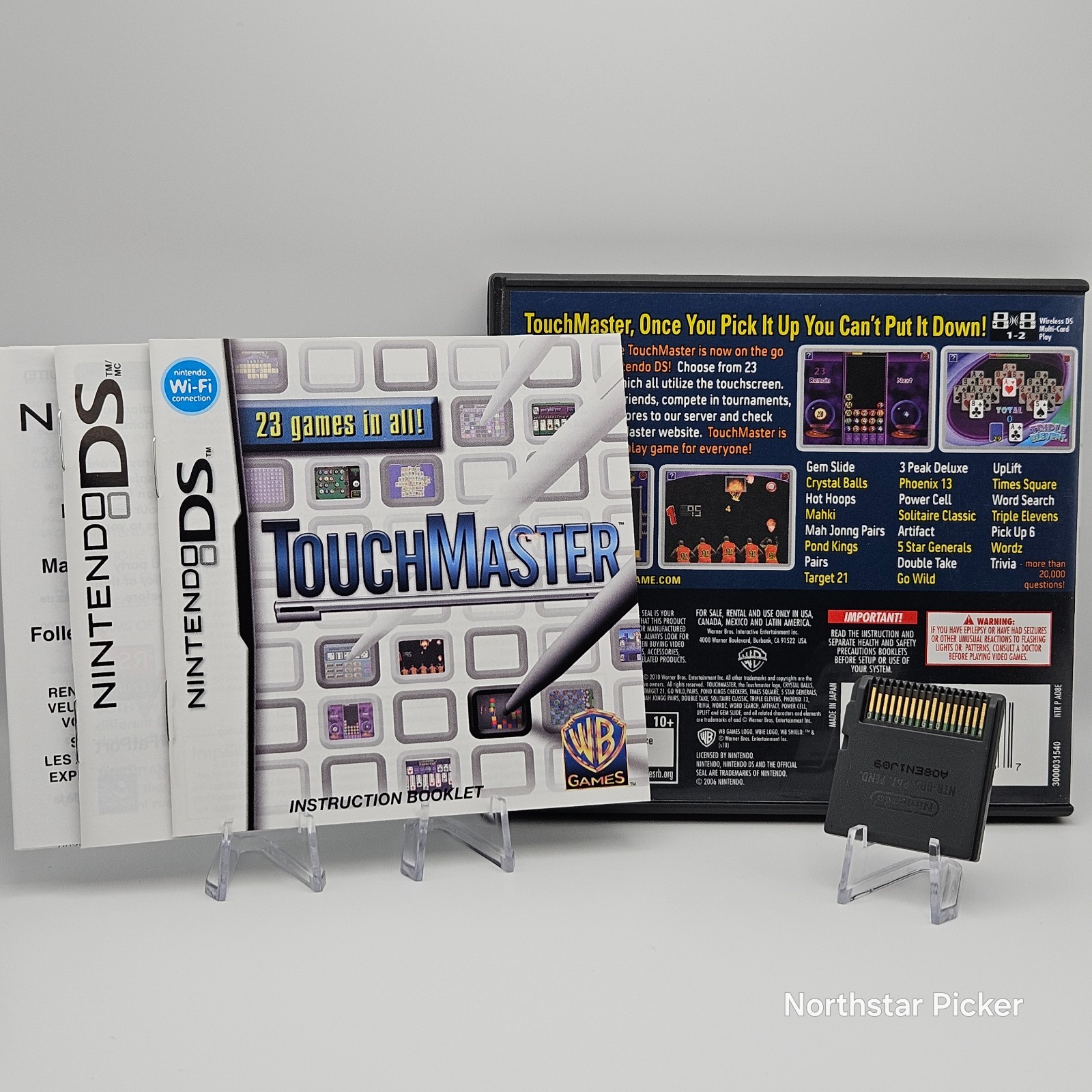 Touchmaster (Nintendo DS, 2007) Complete | CIB | Tested/Works