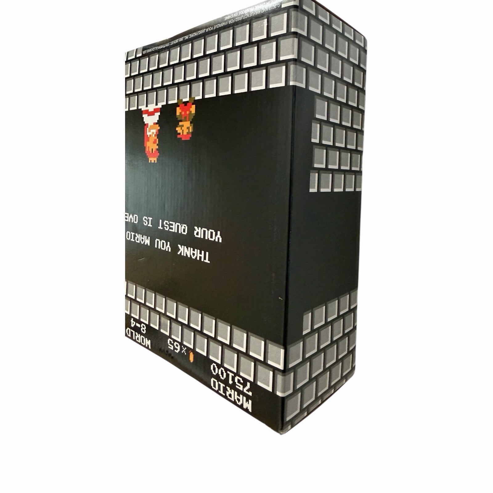 Super Mario Nintendo Mario vs Bowser 8-Bit Pixel Diorama Jakks Pacific Sealed