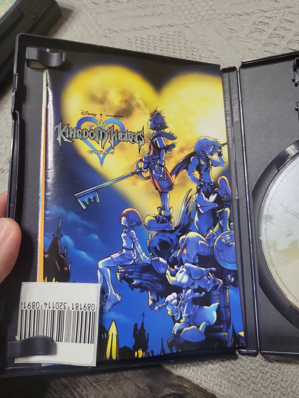 Kingdom Hearts 1 JPN Playstation 2 PS2 Japan Import US Seller CIB GEM MINT Clean