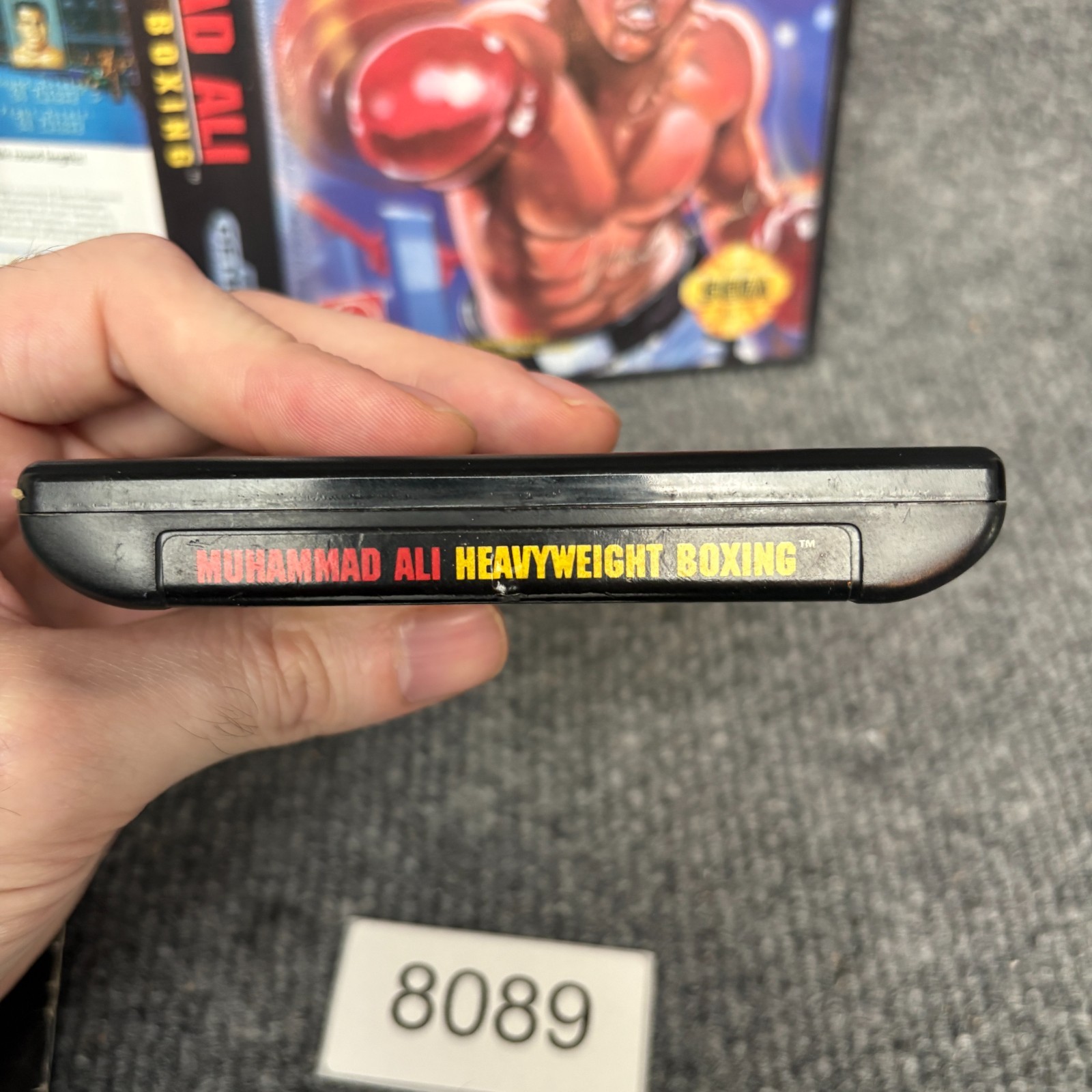 Muhammad Ali Heavyweight Boxing Sega Genesis Complete w/ Manual CIB VGC Tested