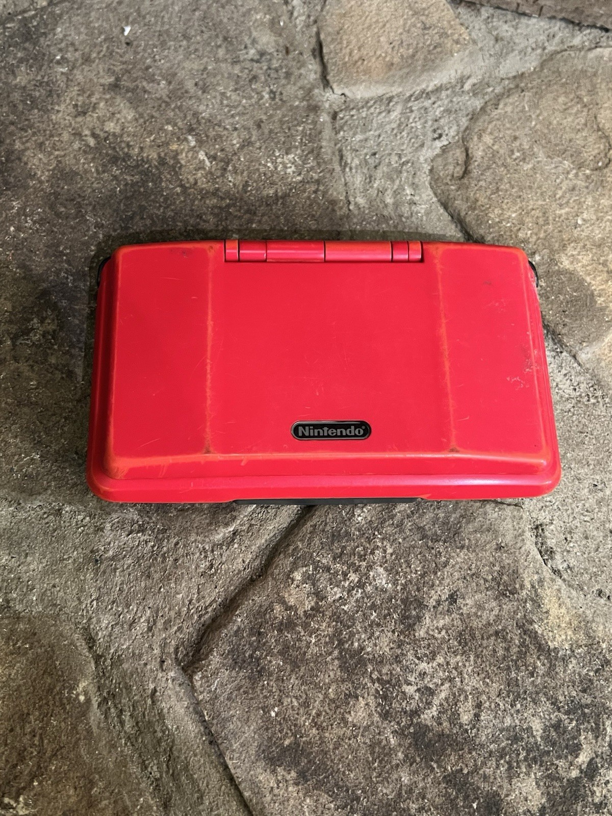 Nintendo DS NTR-001 Red Phat For Parts or Repair Powers On