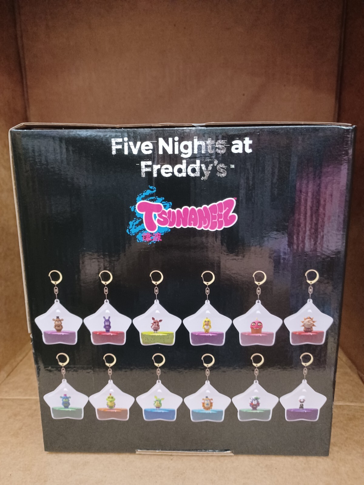 Box of 24 Five Nights At Freddy’s Tsunameez Keychain Blind Bag Suprises Gifts