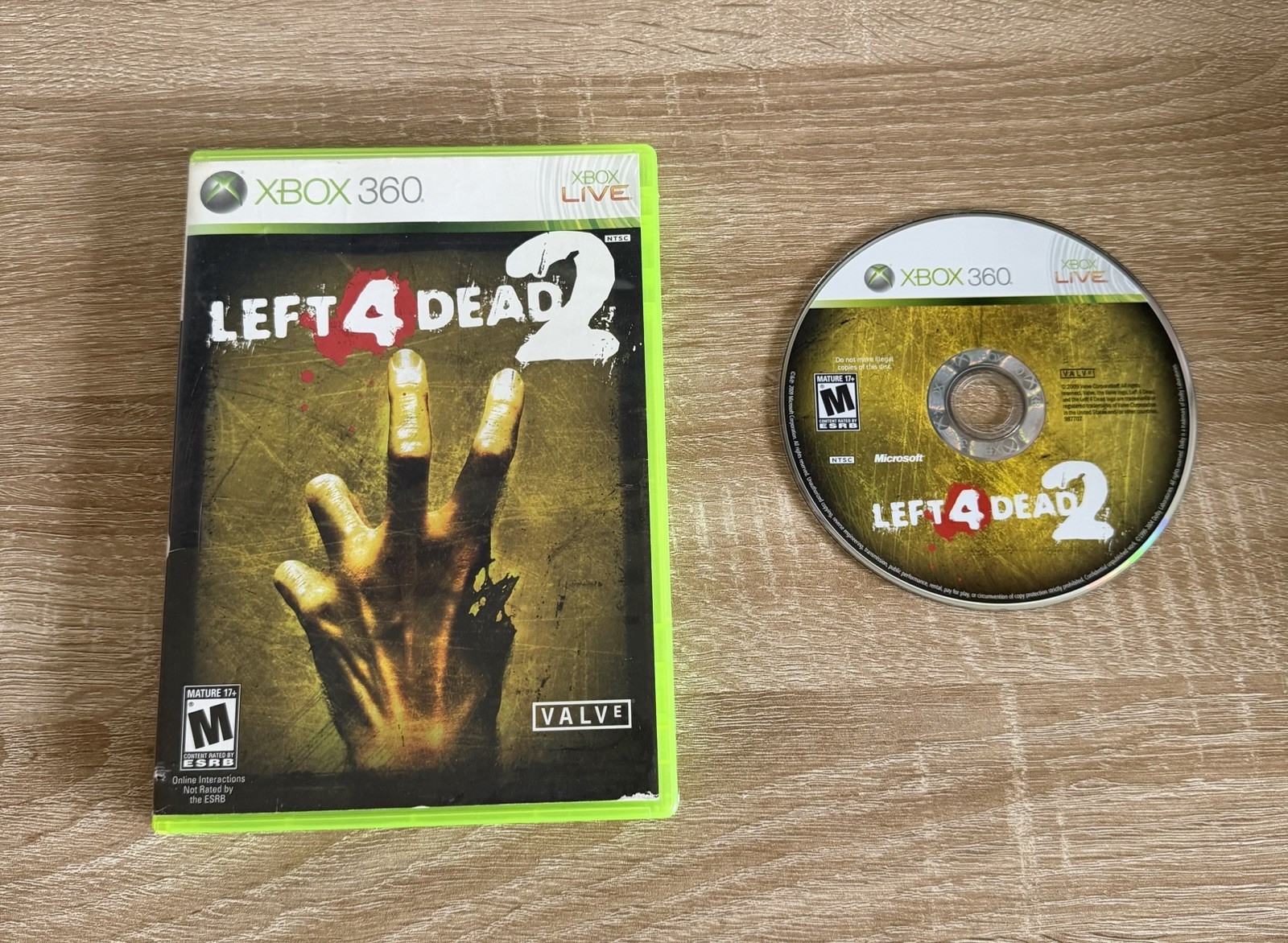 Left 4 Dead 2 – Xbox 360 Disk & Case, No Manual, Tested Working, Used