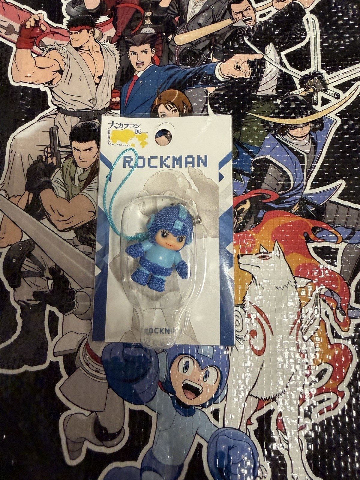 Capcom Exhibition Rockman Megaman Kewpie Mini Keychain Figure 2025