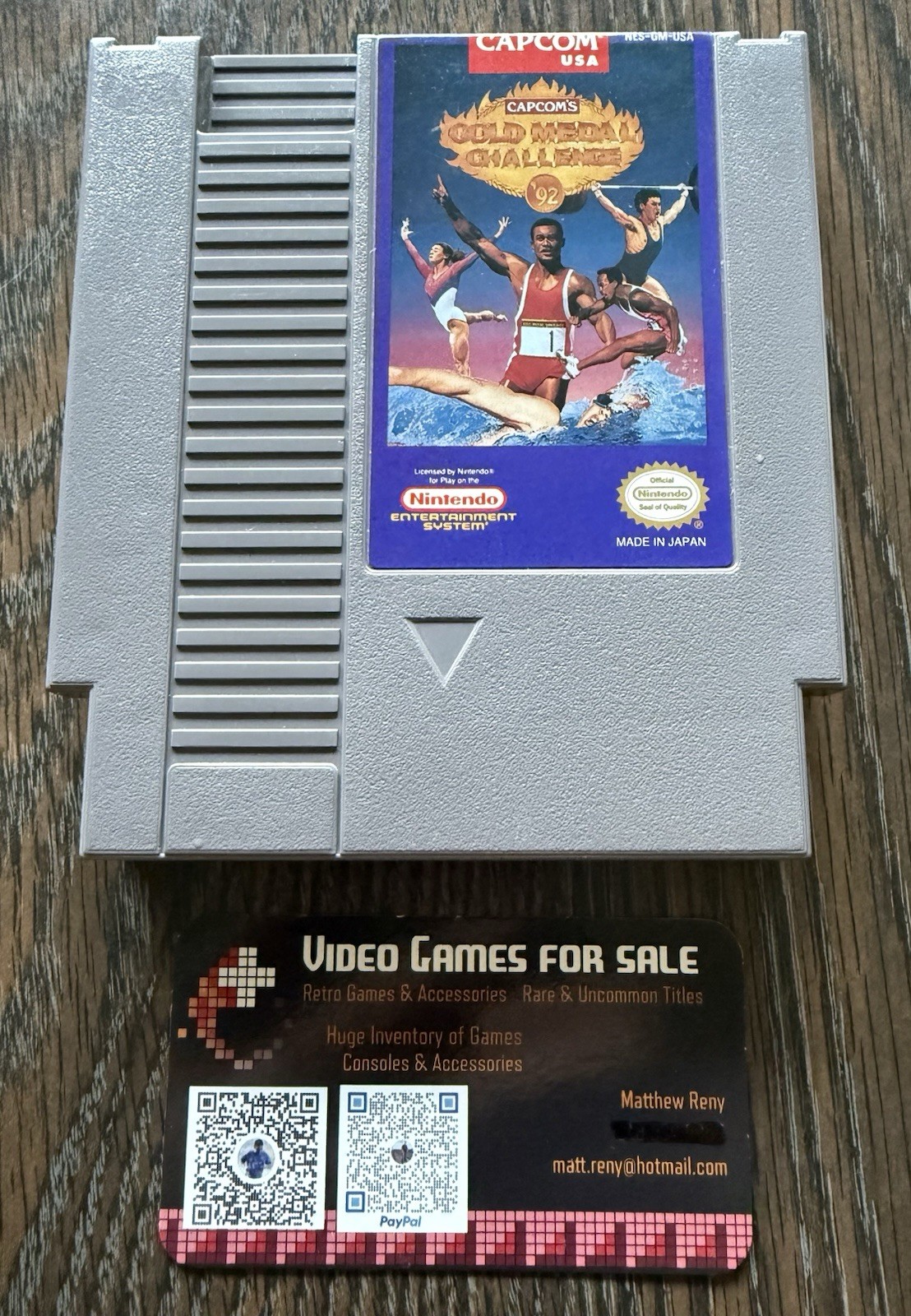 Gold Medal Challenge ‘92 CART ONLY (Nintendo, NES 1992) Combine Shipping🔥