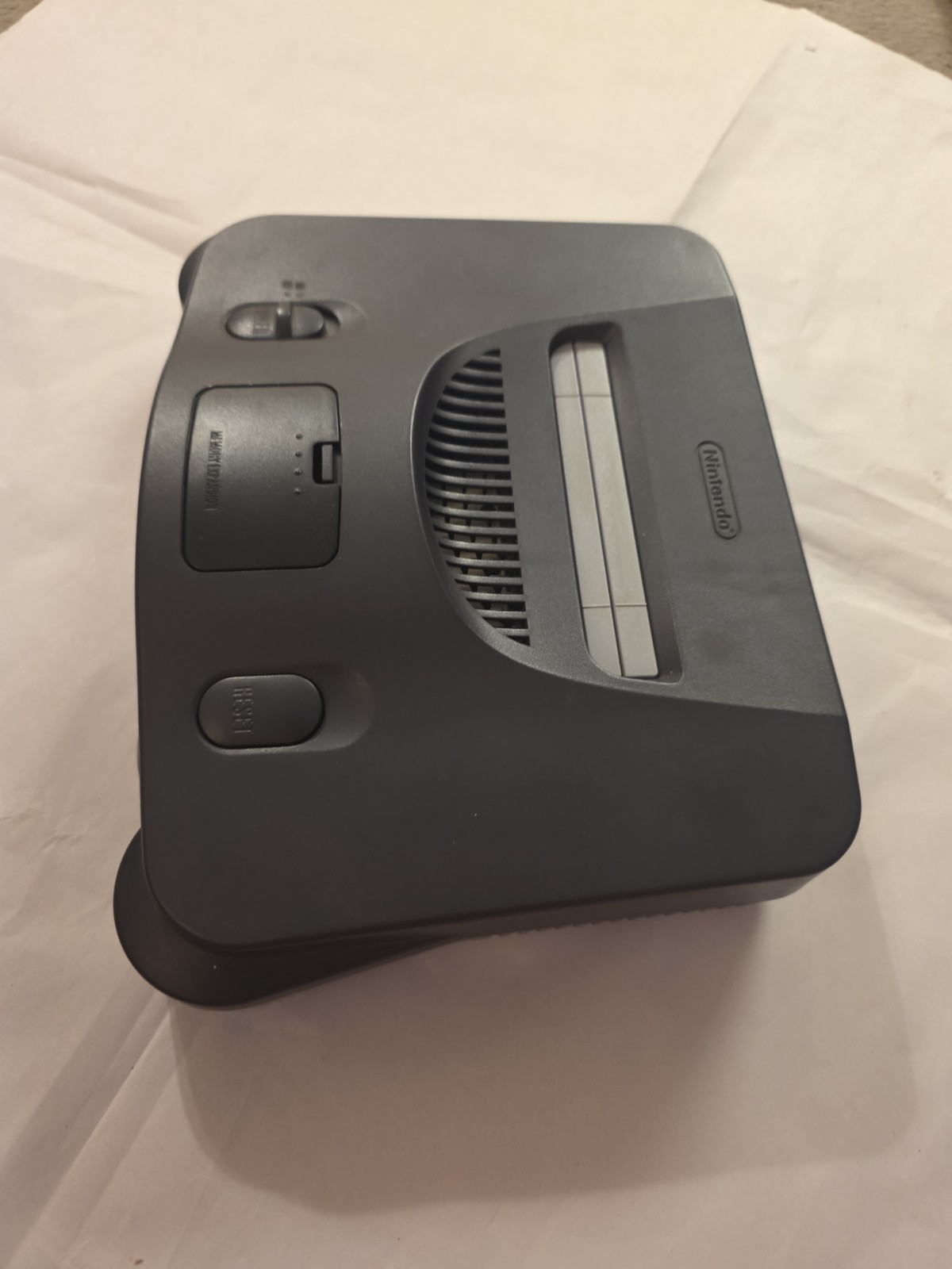 Nintendo N64 Console Only For Parts Or Repair- Powers On No Video