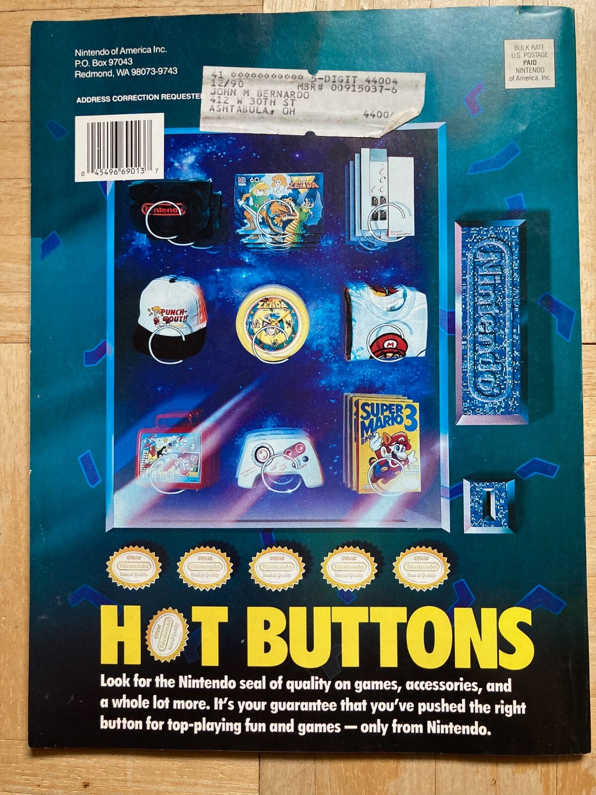 Nintendo Power Magazine Volume 20 Mega Man w/ Bart Simpson Poster & Inserts