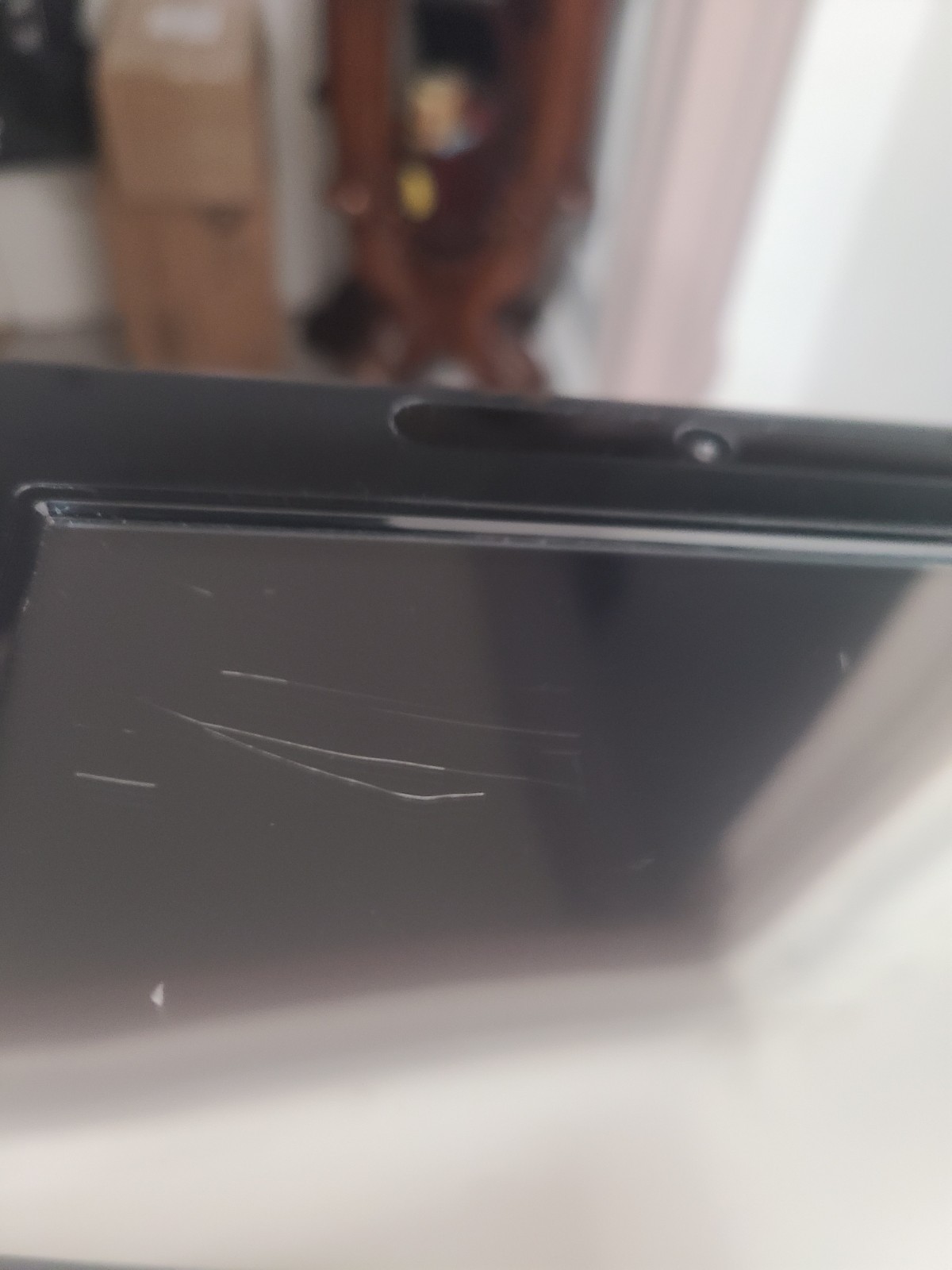 Nintendo Wii U GamePad WUP-010(USA) Black Tablet Only TESTED WORKS.