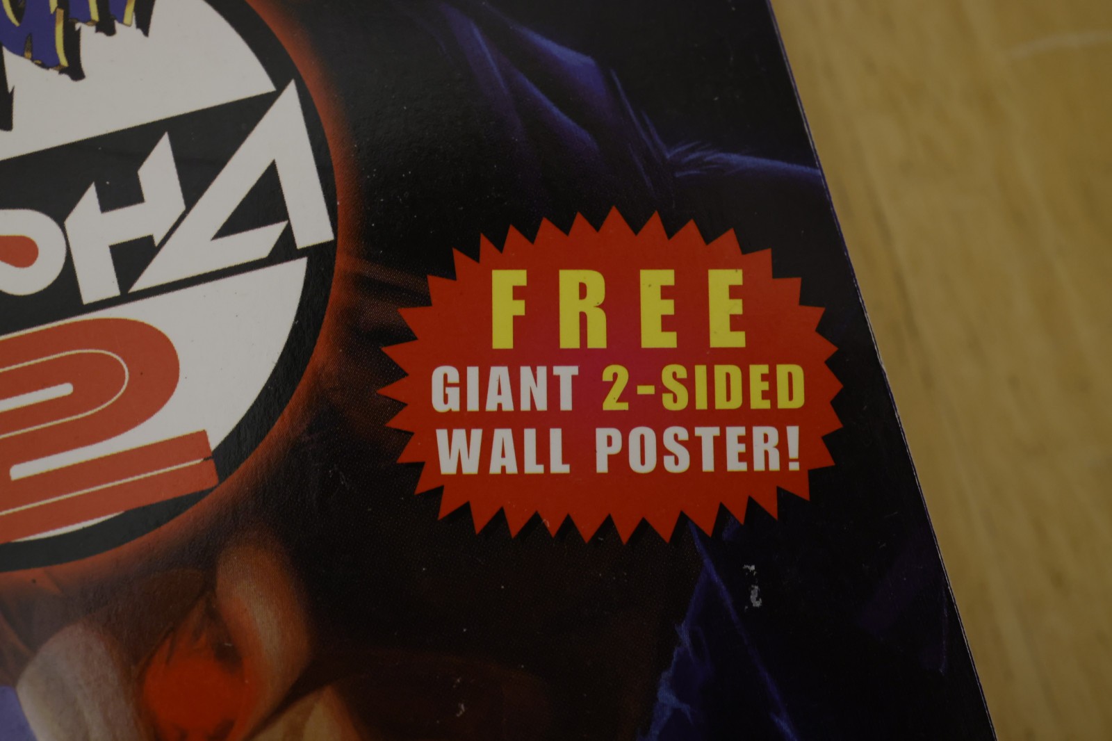 Stree Fighter Alpha 2 1996 NOS NEW OLD STOCK Collectors Ed strategy guide POSTER