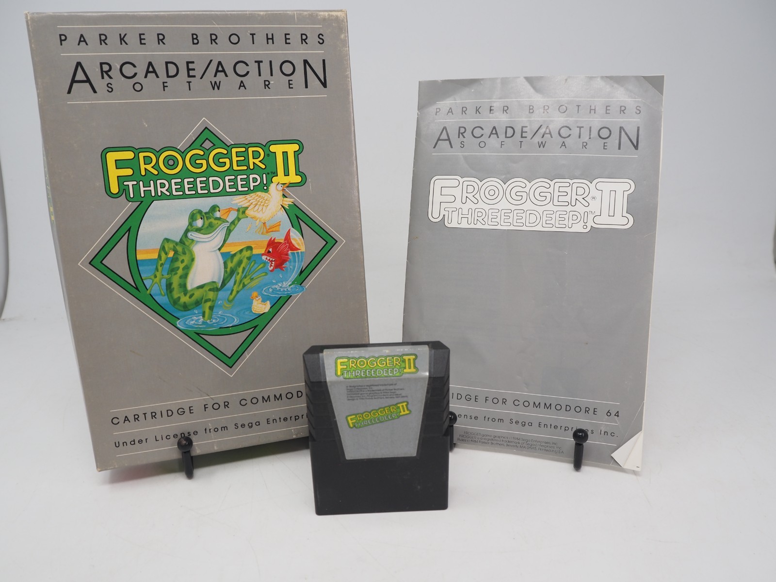 Frogger II: Threeedeep CIB (Commodore 64, 1983) (260142)
