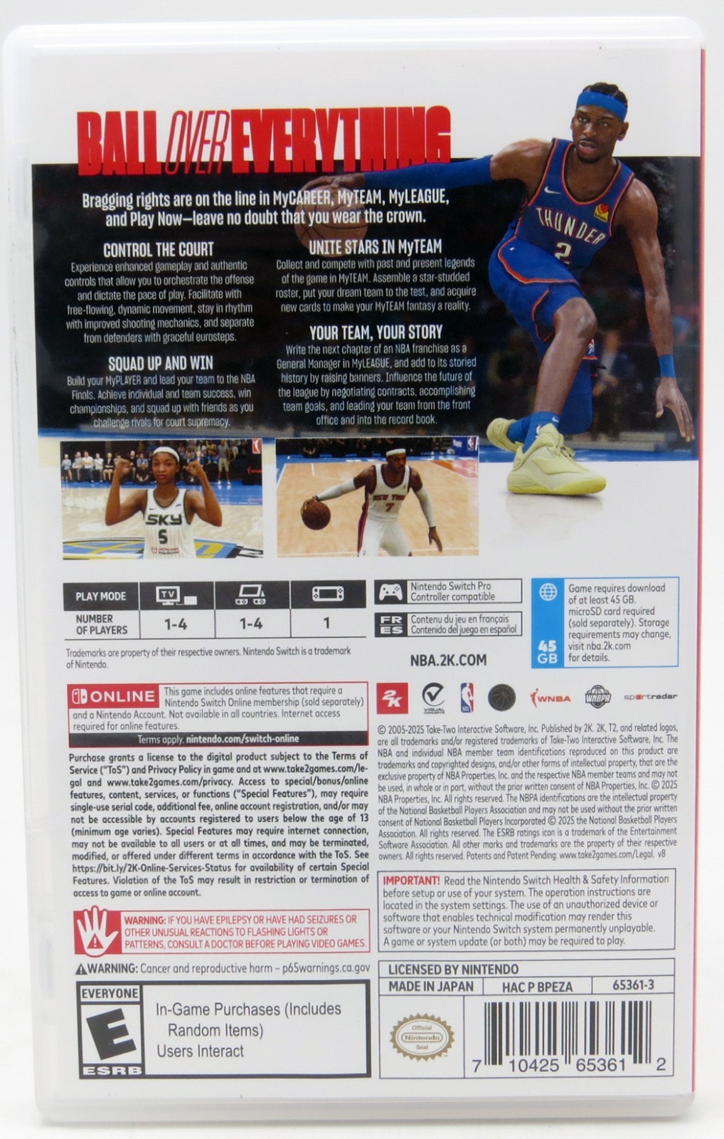 NBA 2K26 – Nintendo Switch Physical In Box