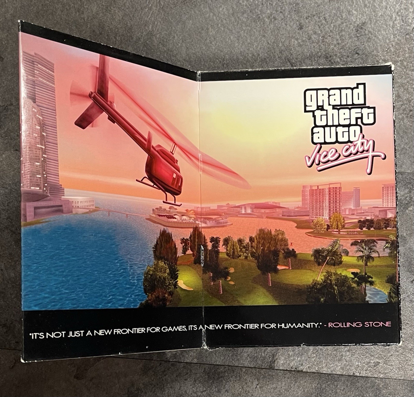 Grand Theft Auto Vice City PC Box With Map Manual GTA No Game Disc Included