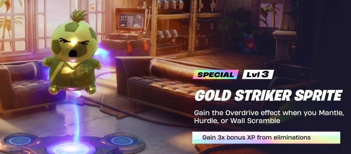 Battle Royale Special Gold Striker Sprite