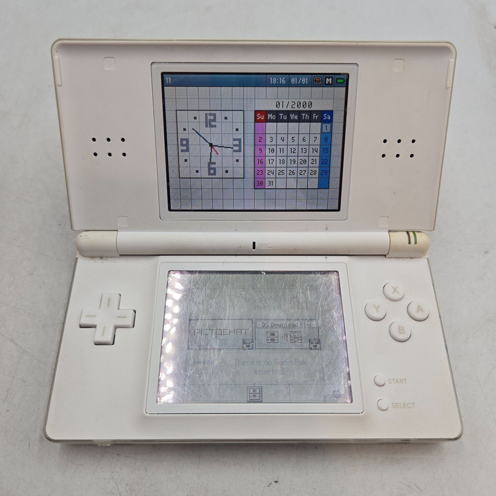 Nintendo DS Lite Console USG-001 – Polar White – GOOD CONDITION
