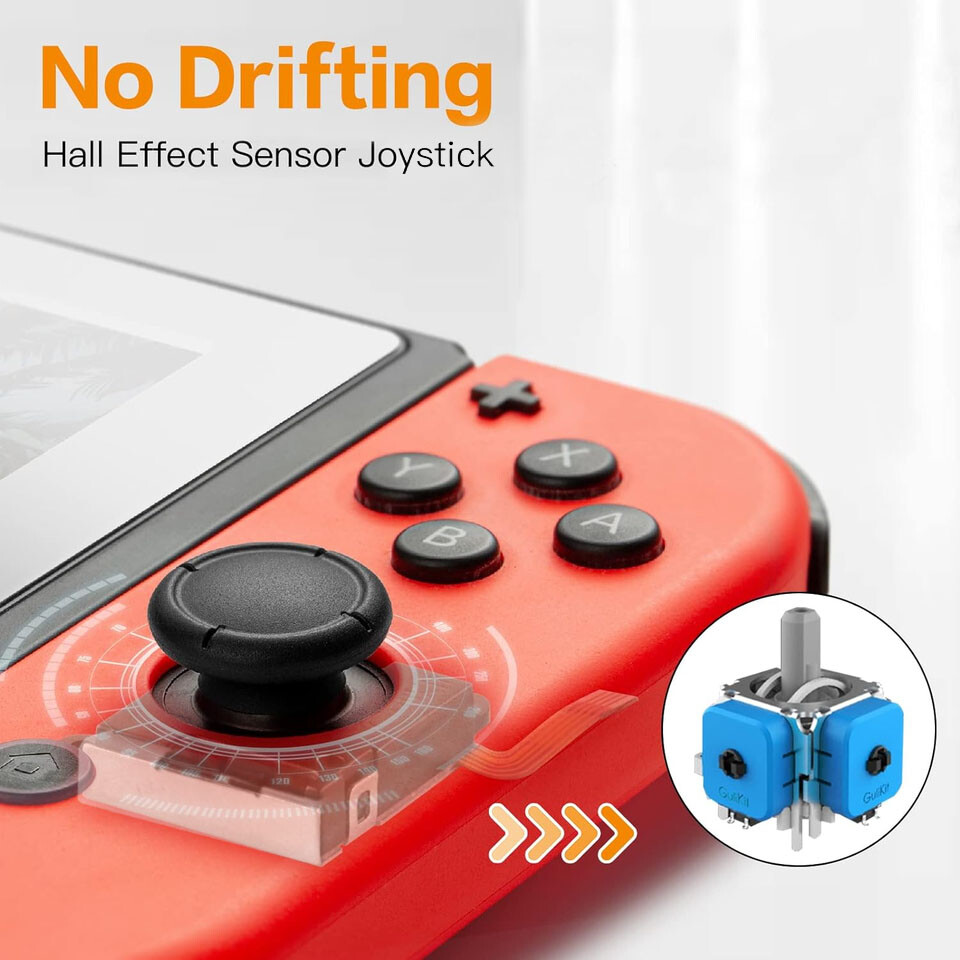 2PCS HALL Joysitck 3D Analog Thumb Stick For Nintendo Switch/Lite/OLED/JOY-CON