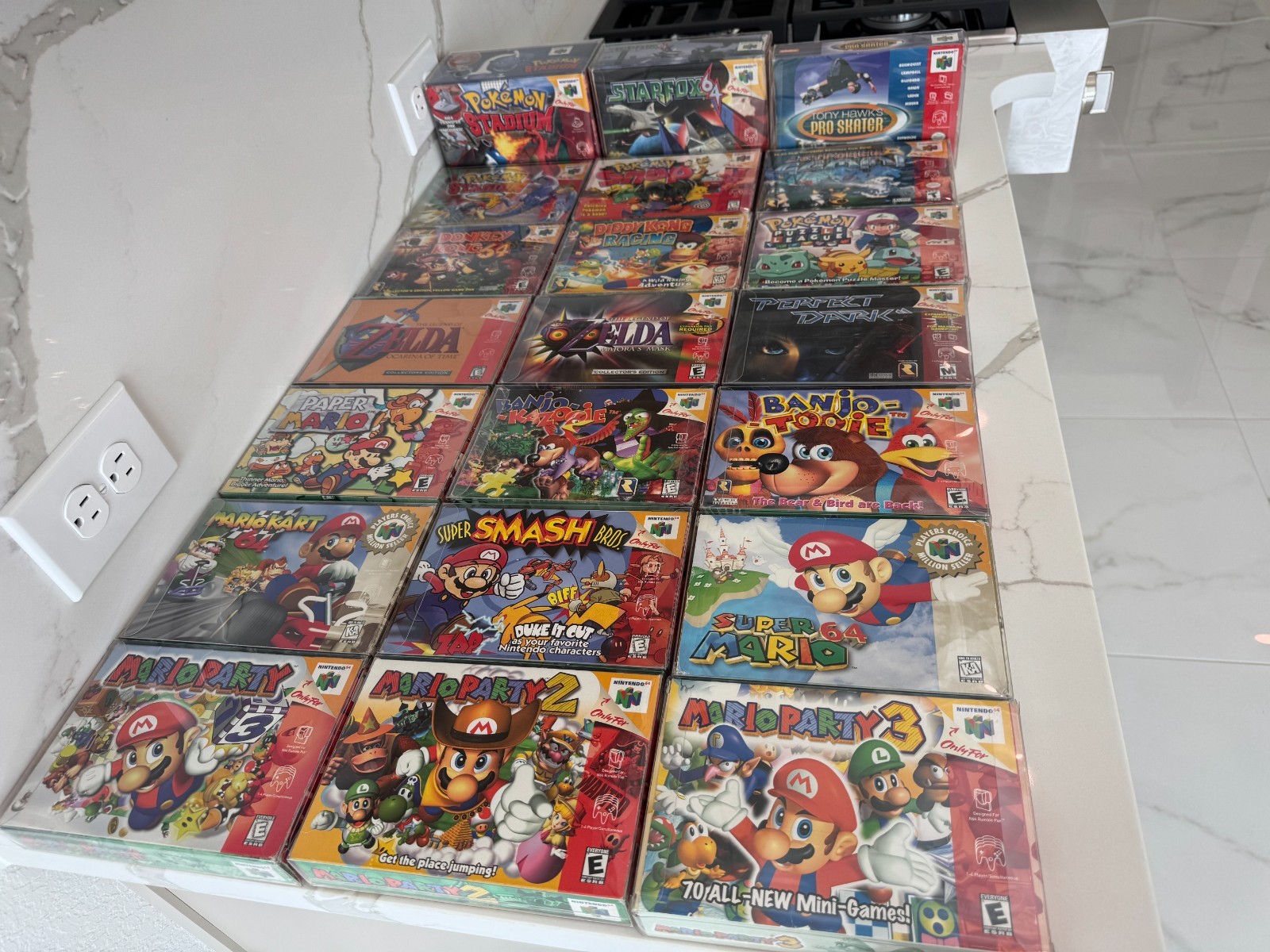 Mario Party 1 N64 Complete in box – excellent condition with protective covers