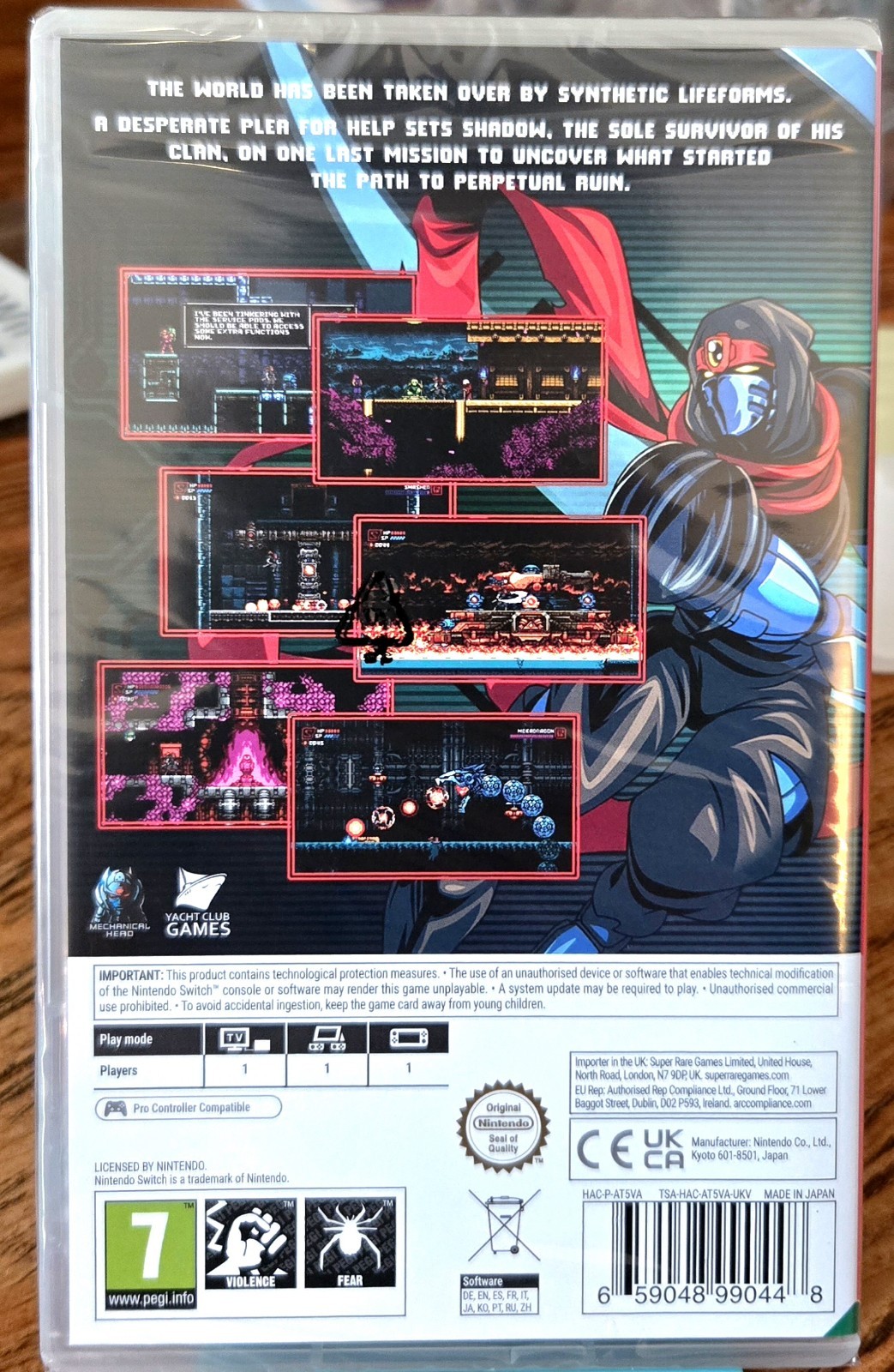Cyber Shadow – SRG#128 Nintendo Switch 1 2 NSW Brand New SUPER RARE GAMES +xtras