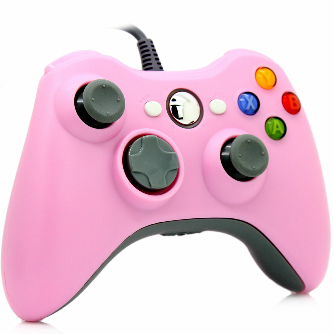 USB Wired Gamepad Joypad Controller For Microsoft Xbox 360 Slim PC Video Game US