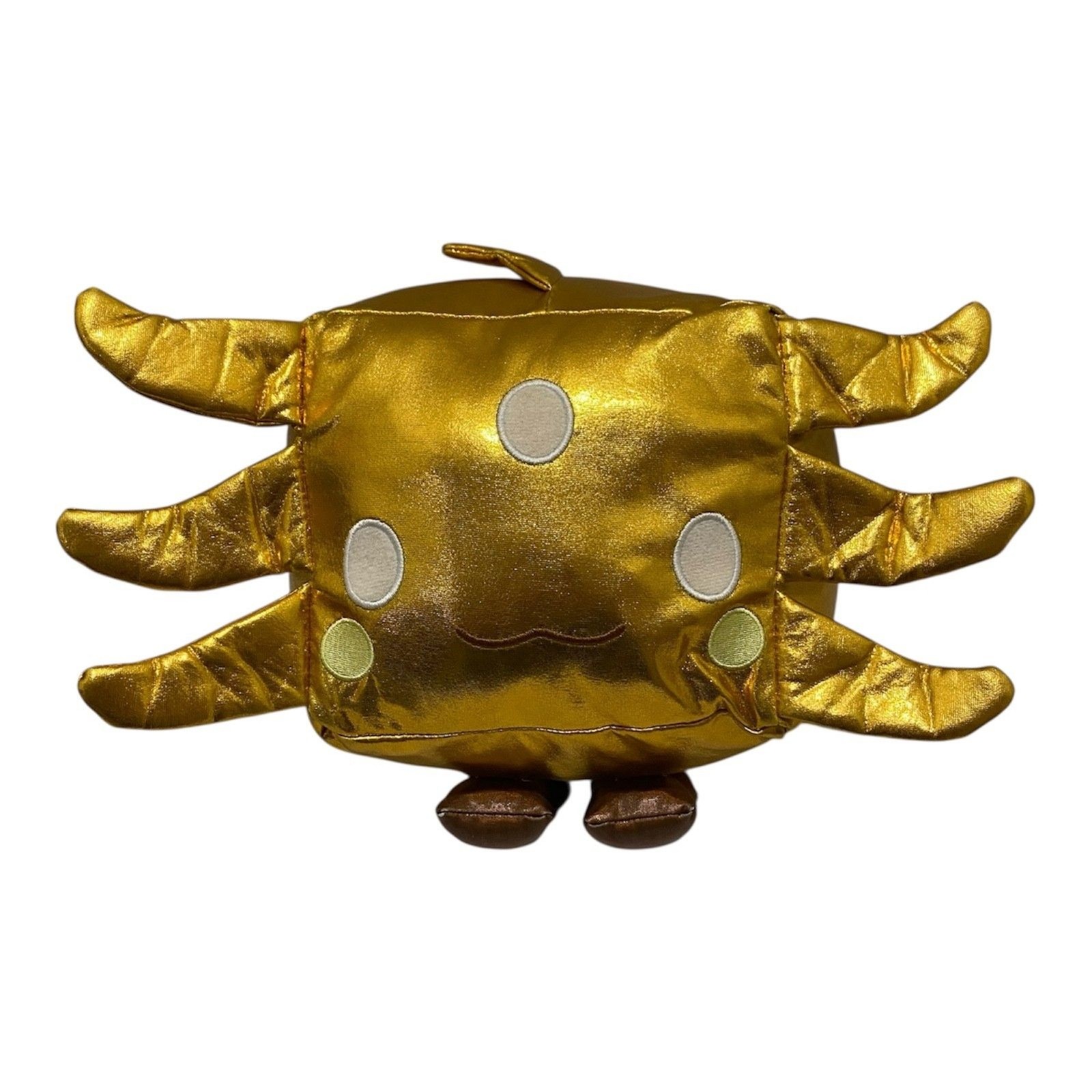 PhatMojo Roblox Pet Simulator Deluxe Tech Gold Axolotl Plush Stuffed Toy 8”