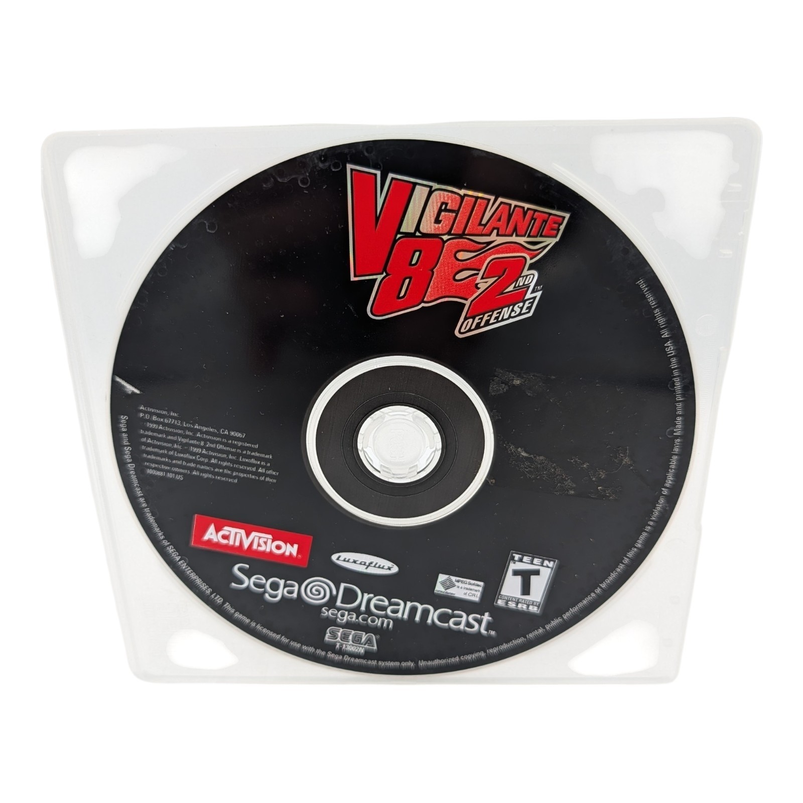 Vigilante 8: 2nd Offense (Sega Dreamcast, 1999) Disc only Tested Working
