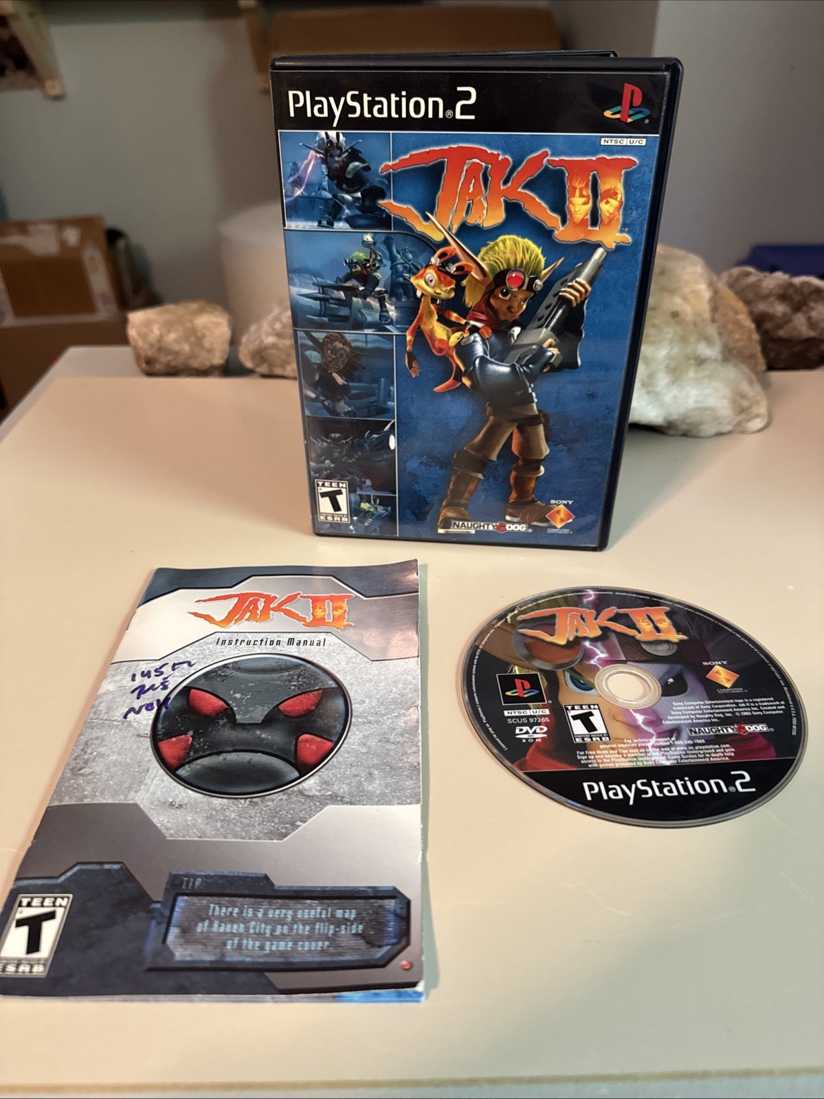 Jak II (Sony PlayStation 2, 2003). Tested. CIB. Clean Throughout!