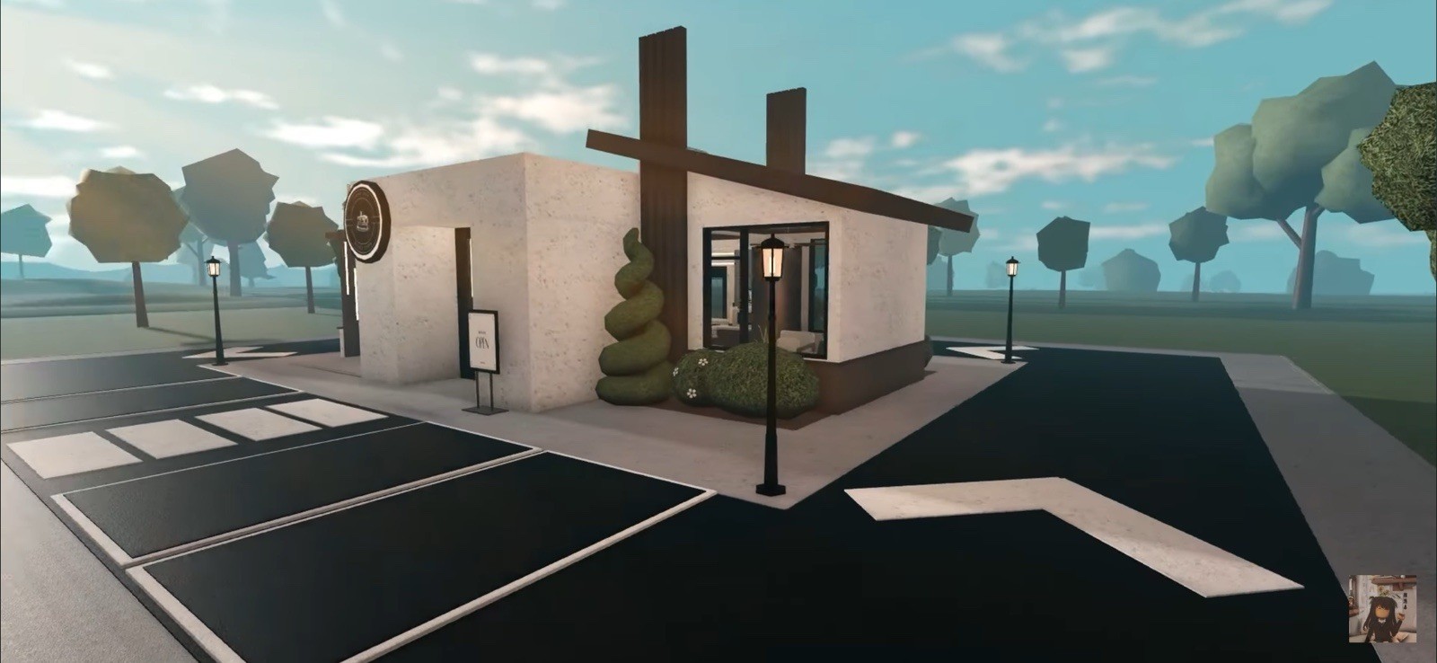 NO GAMEPASS MODERN CAFE BLOXBURG.CHECK DESCRIP.FAST BUILDER FOR AFFORDABLE PRICE