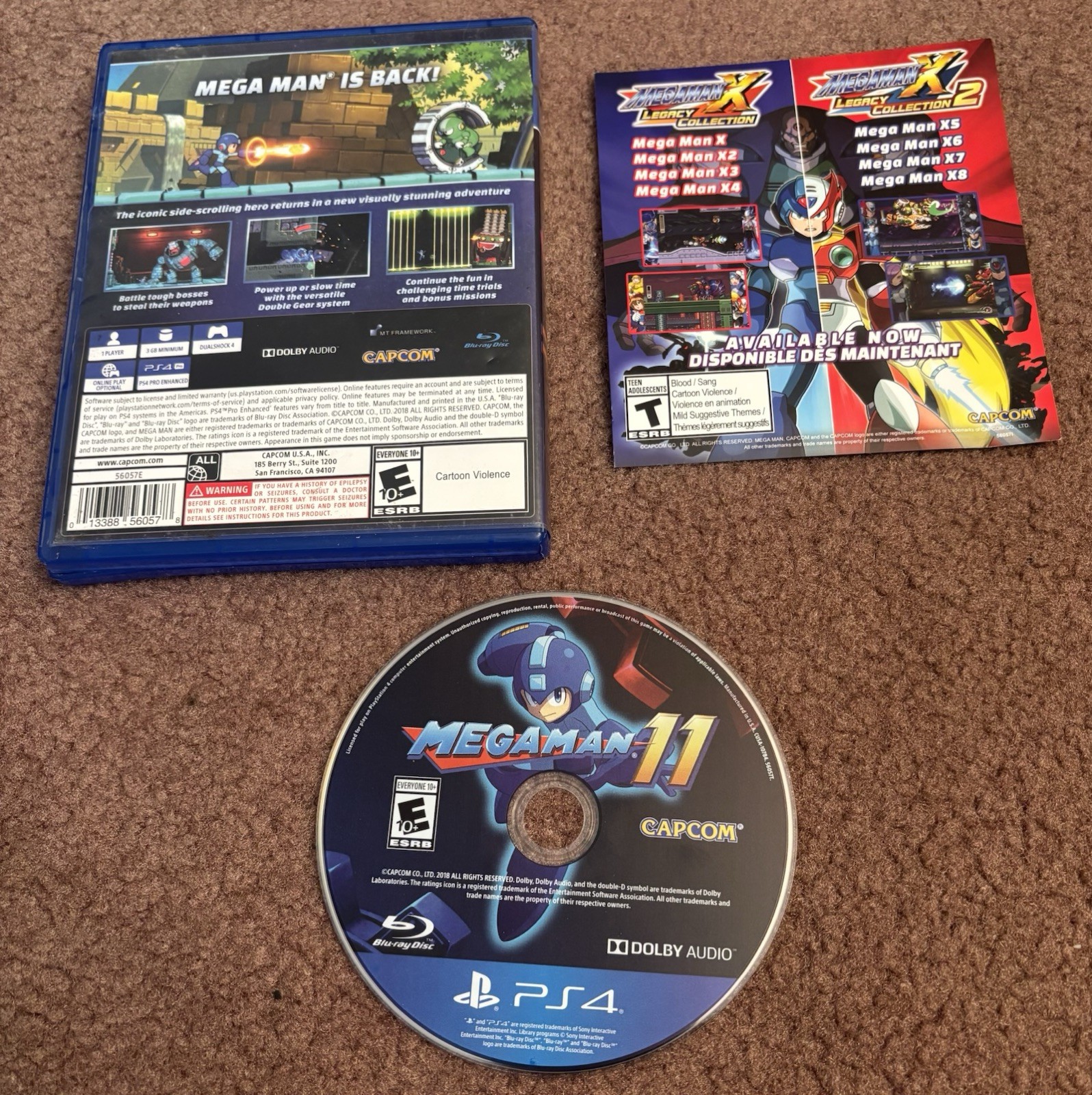 Mega Man 11 – Sony Playstation 4 – Capcom – Very Good Condition