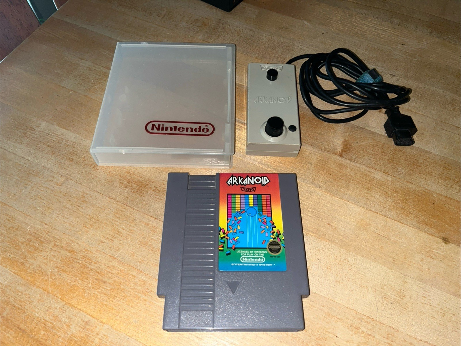 Arkanoid Controller Bundle (Nintendo NES 1987) Game w/ Controller TESTED