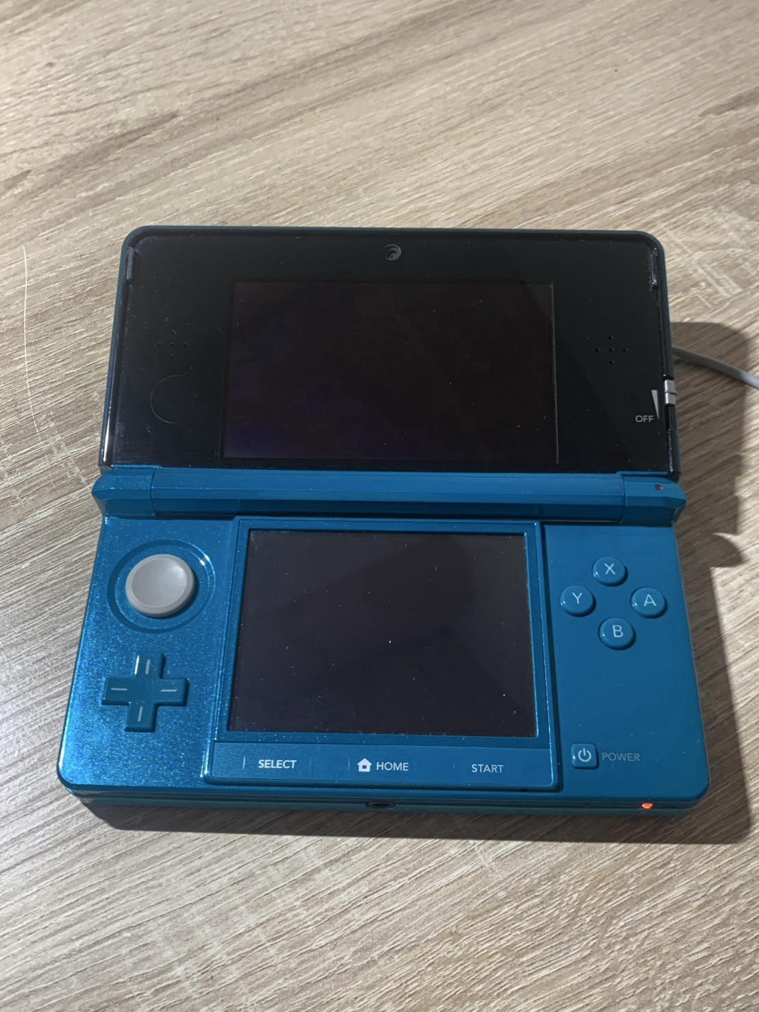 1169 Nintendo 3DS Aqua Blue Excellent TESTED