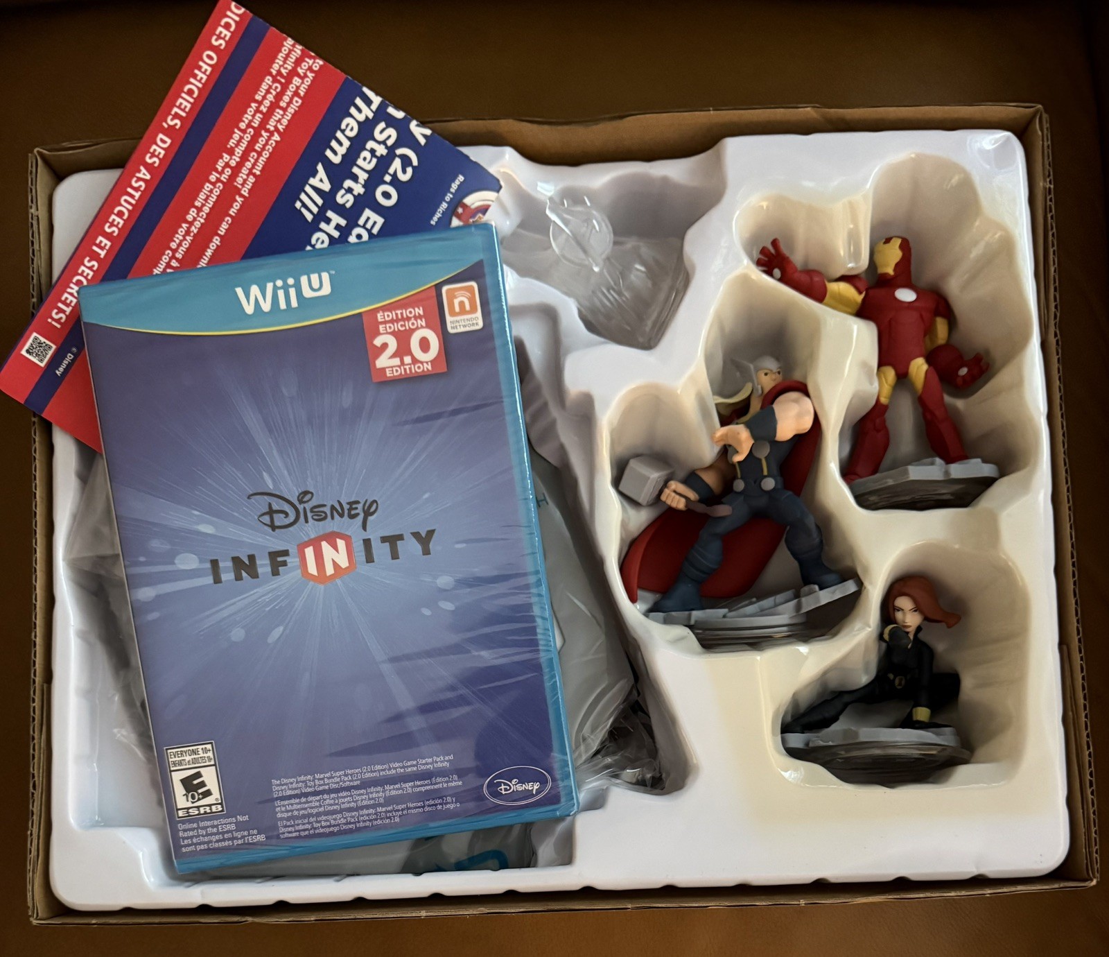 Disney Infinity 2.0 Marvel Super Heroes Starter Pack For Wii U Includes Figures