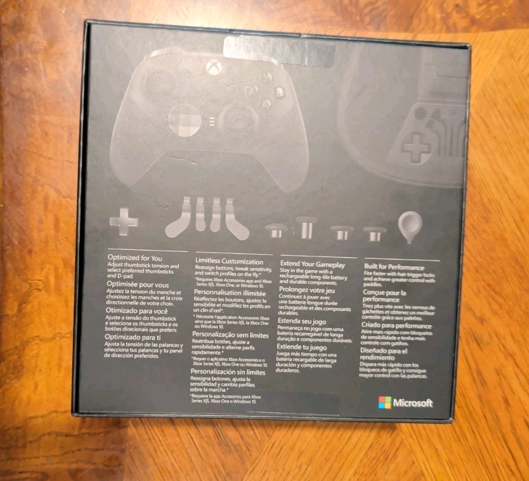 *ISSUES* Microsoft Xbox Elite Series 2 Controller Wireless Joystick Paddles Box