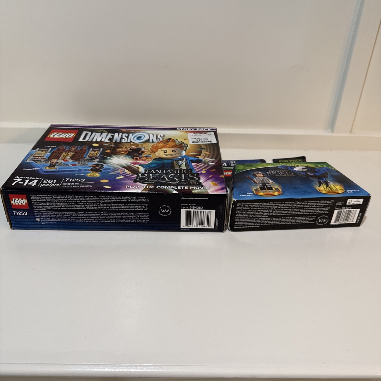 Lego Dimensions Fantastic Beasts Story Pack 71253 W/ Fun Pack 71257 Tina New