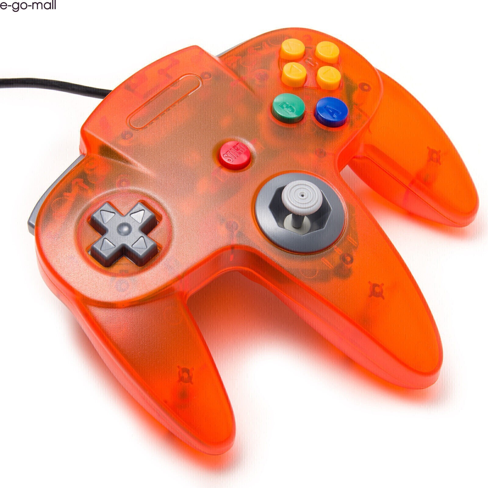 Classic N64 Controller Joystick Remote for N64 VideoGame N64 Console -Ice Orange