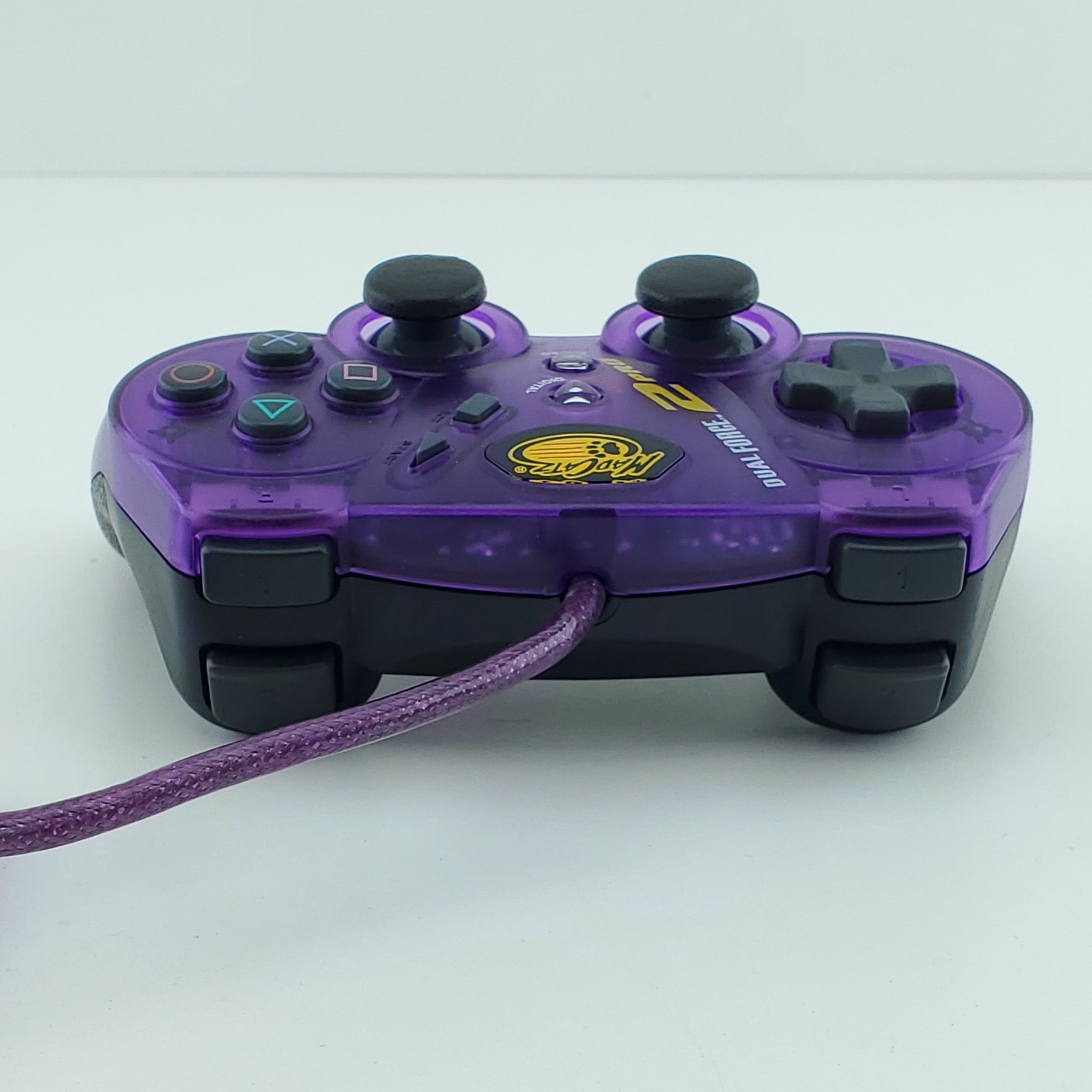 Mad Catz 8226 Wired Gaming Controllers Translucent Purple For Sony PlayStation2