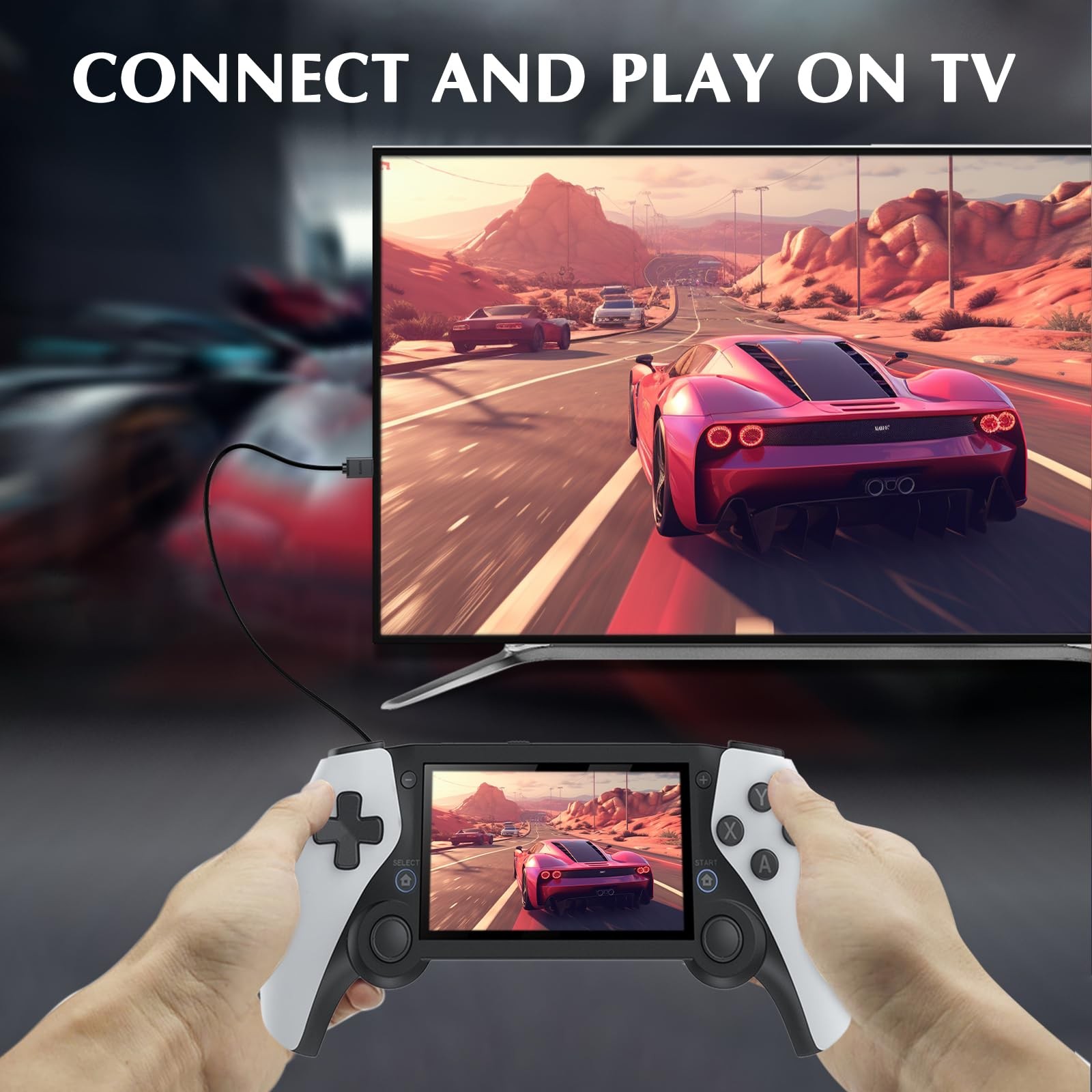 SAMIQU M25 Retro Handheld Game Console – New Retro Game Player with 3000mAh B…