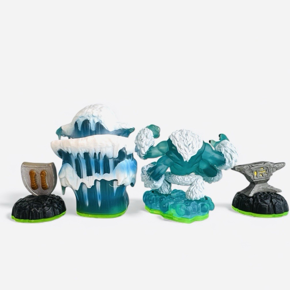 Skylanders Empire of Ice Adventure Pack 4 Piece Set Slam Bam Shield Anvil Tested