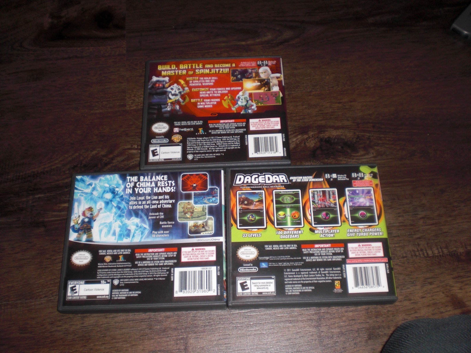 LEGO Battles: Ninjago DaGeDar Lego Chima Laval’s Journey Nintendo DS 3DS XL 2DS