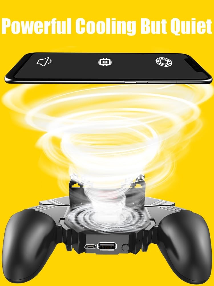 PUBG Mobile Controller Mikirini with Phone Cooler 4000mAh Battery