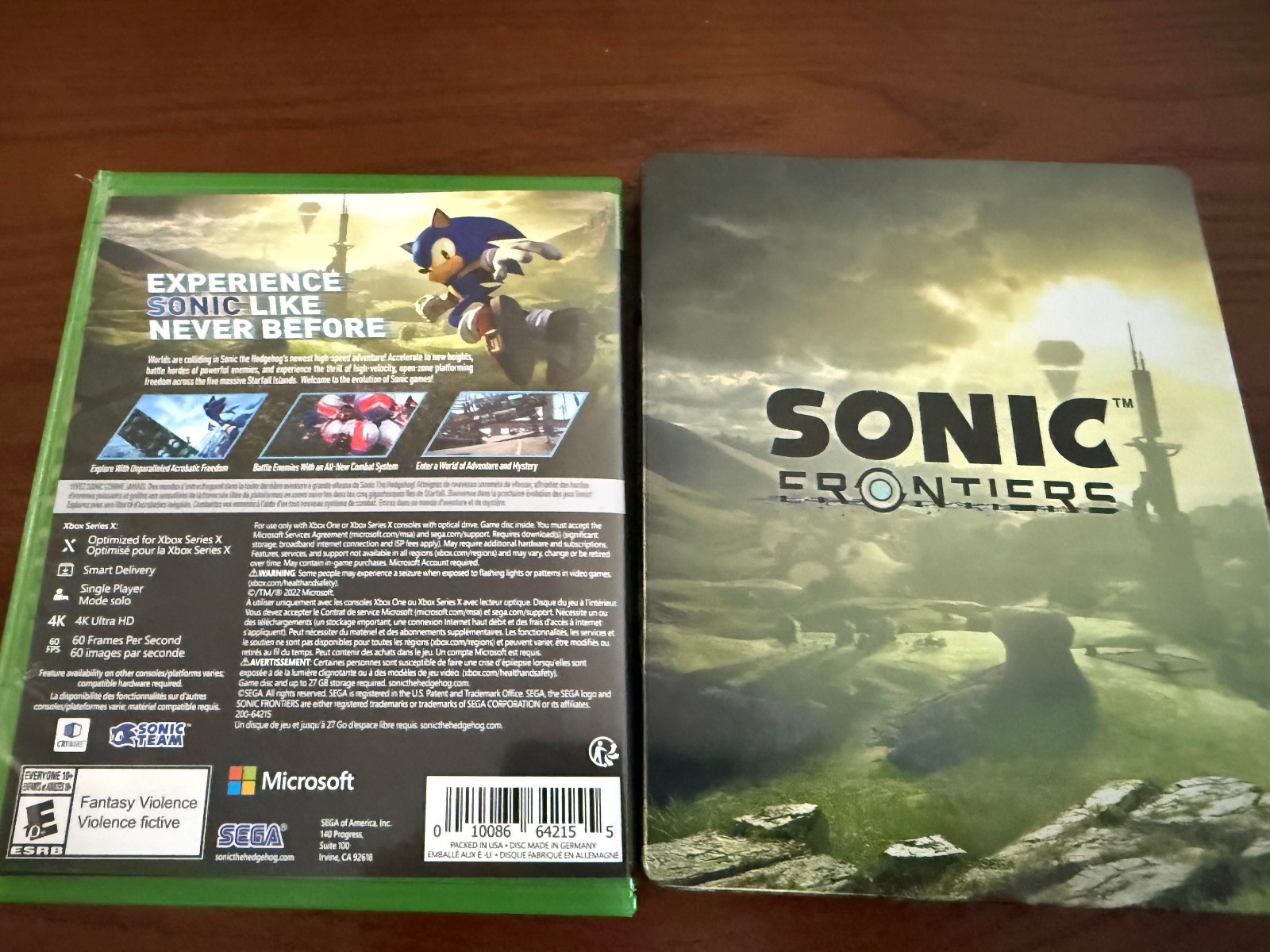 Sonic Frontiers (Microsoft Xbox Series X|S/Microsoft Xbox One, 2022) – AUTHENTIC